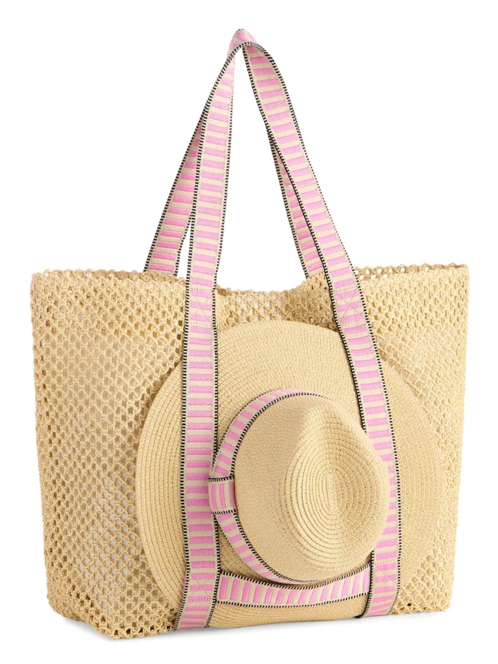Shiraleah 2-Piece Dorian Tote and Hat Set